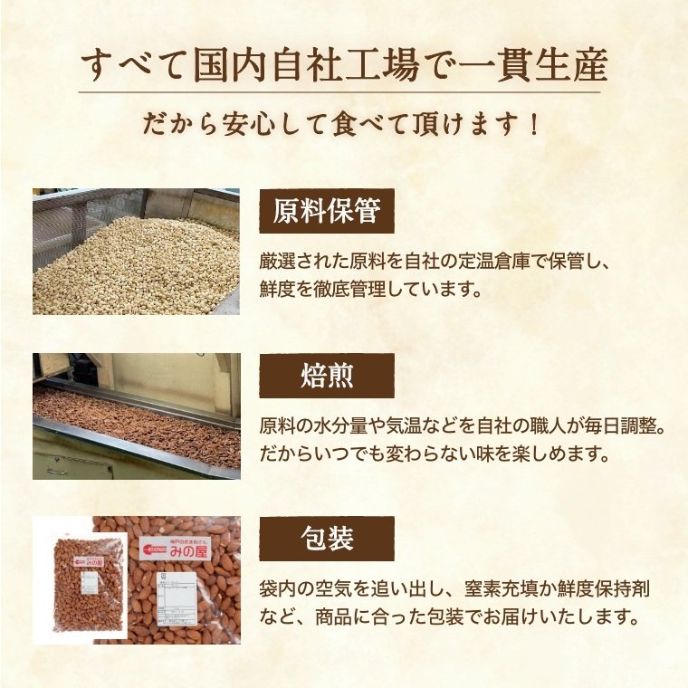 ギフト包装 ほんのり塩味ミックスナッツ個包装 500ｇ 45 48個入 個装紙込 製菓材料や豆菓子の製造 販売なら神戸のおまめさん みの屋