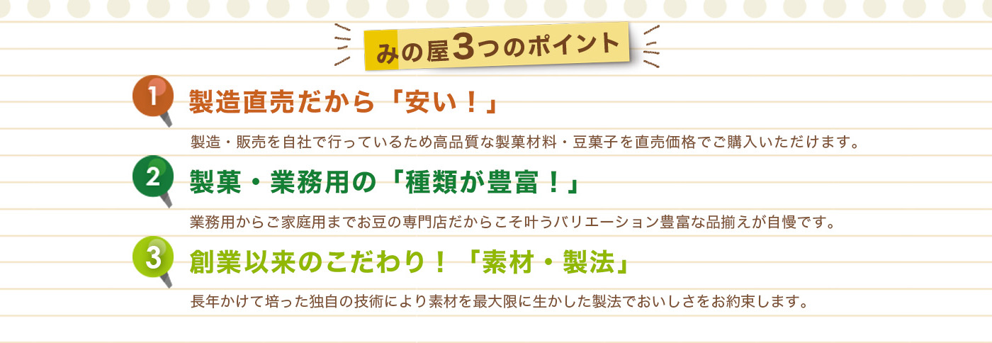 みの屋のオンラインショップで購入すべきおすすめの3つのポイントについて